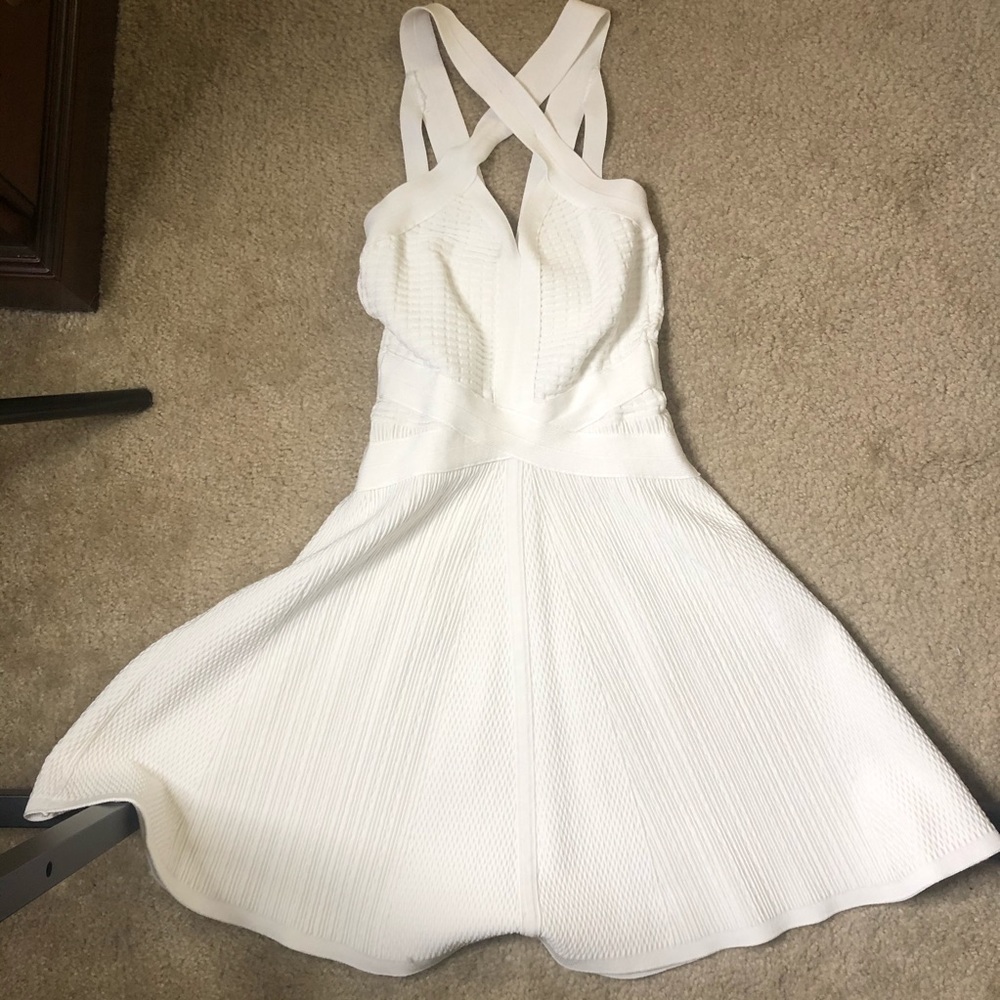 Guess Halter Textured Dress
